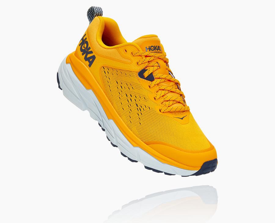 Trail Shoes Mens - Hoka One One Challenger ATR 6 - Yellow - AQMKGWL-46